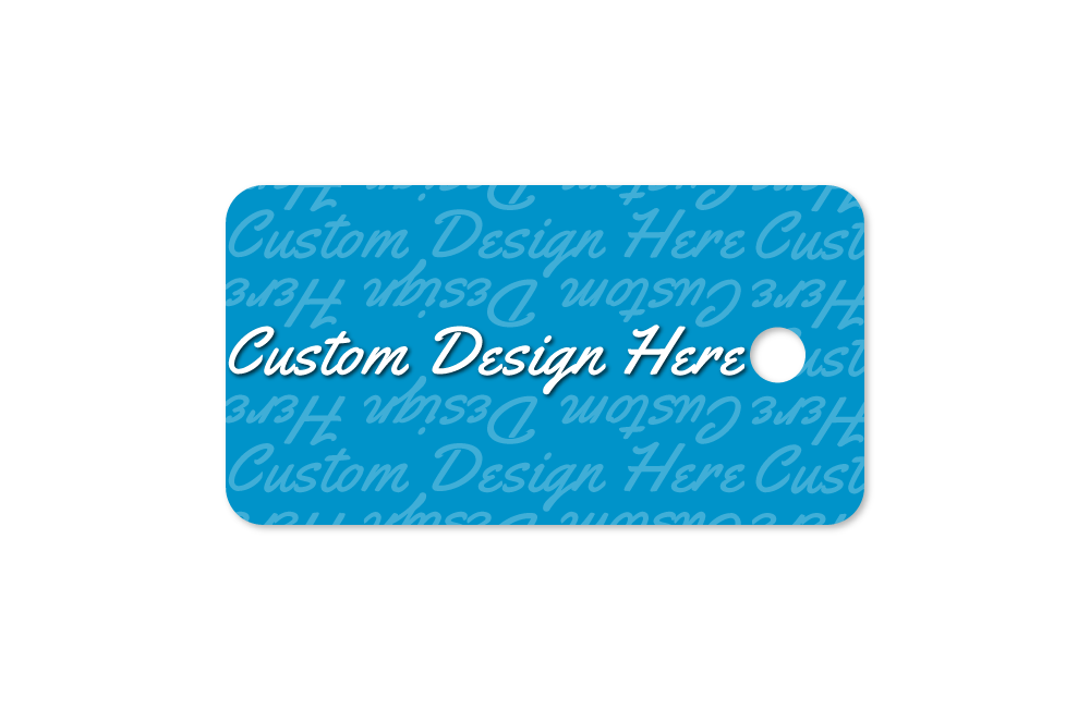 Custom Designed Rectangle Key Tag